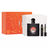 Yves Saint Laurent YSL Black Opium 3PCS Gift Set - 50ML EDP Spray + 2ML Mascara Volume Extreme Lash Clash N01 + White Trousse (Women)